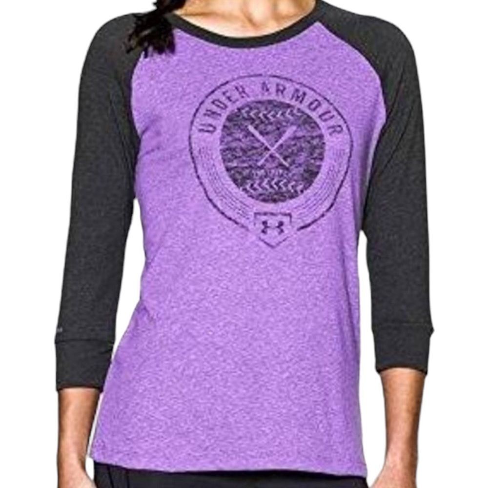 Under Armour Women’s Fast Pitch 3/4 Sleeve Baseball Tee, Small